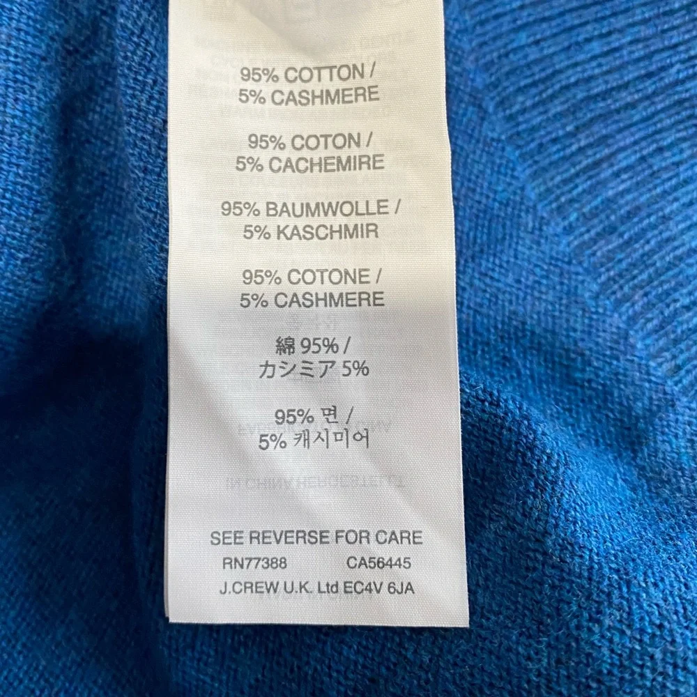 J.Crew || men’s pull over blue sweater size Large